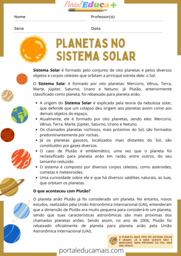 Planetas do Sistema Solar 2