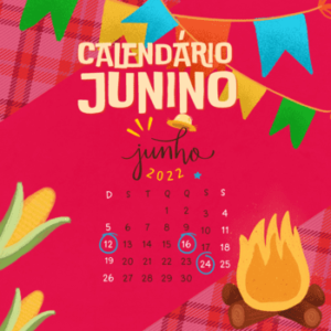 Calendário Festa Junina
