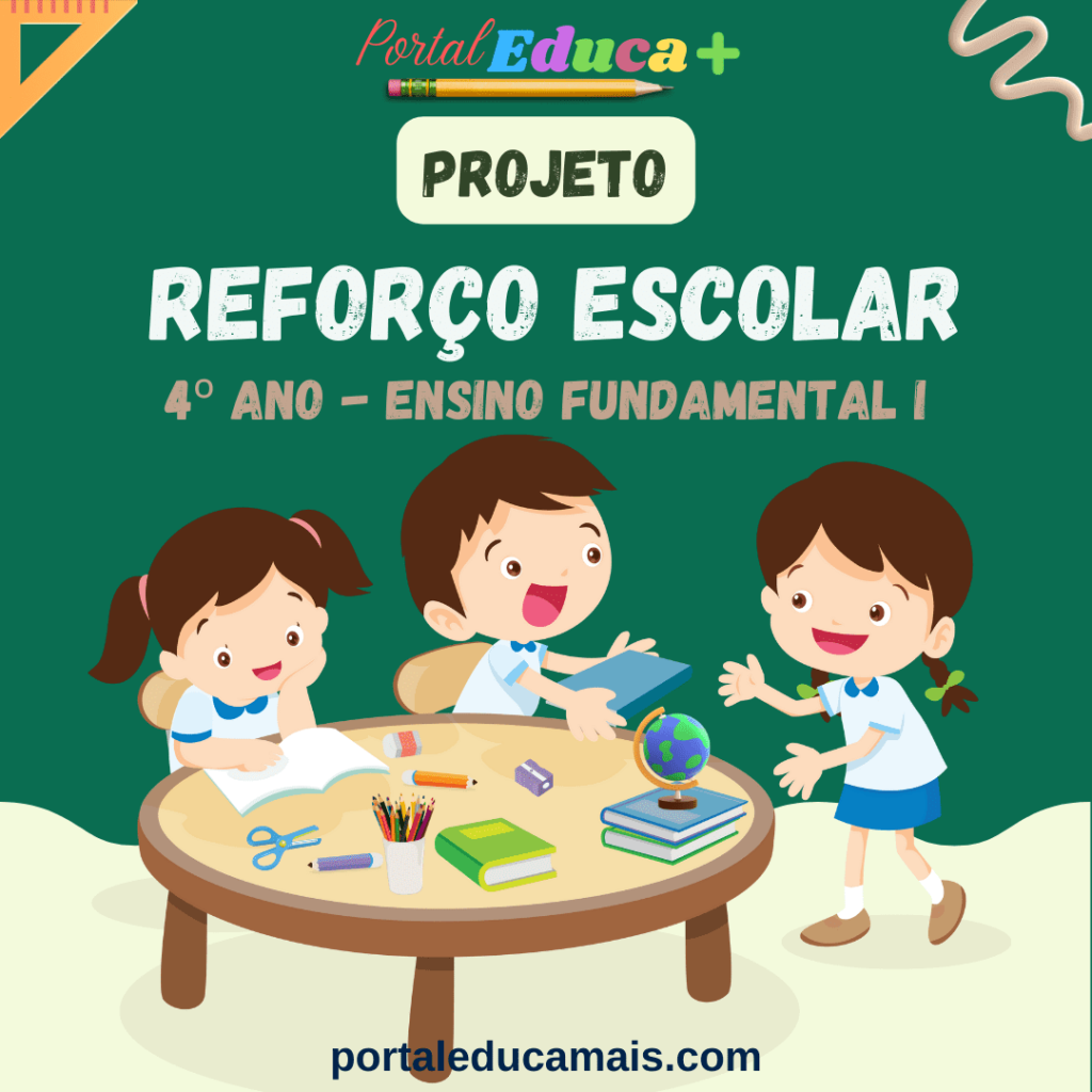 Projeto 4º ano - Reforço Escolar Leitura e Escrita - capa