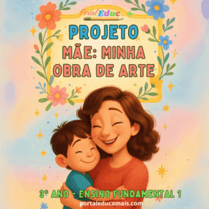 Projeto - Mãe Minha Obra de Arte - 3º ano do Ensino Fundamental – 1ª fase - capa
