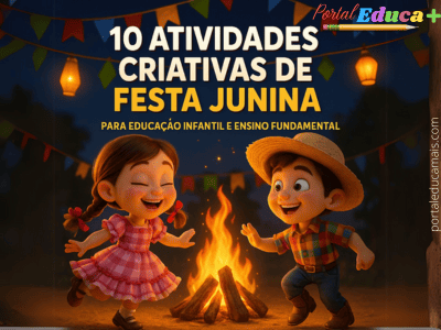 10 atividades criativas de Festa Junina para Educação Infantil e Ensino Fundamental