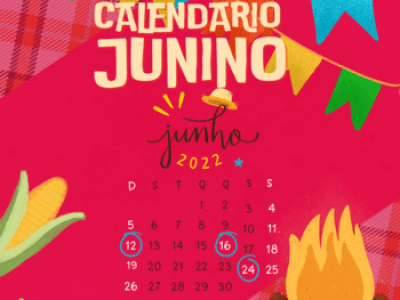 Calendário Festa Junina