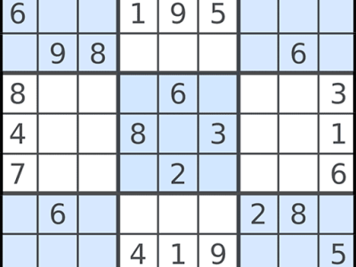 Passatempo de Lógica Matemática Sudoku Para Imprimir Com Respostas